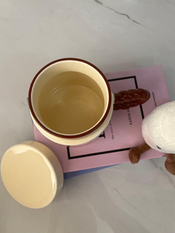 ماگ فانتزی طرح تدی جنس سرامیک وارداتی